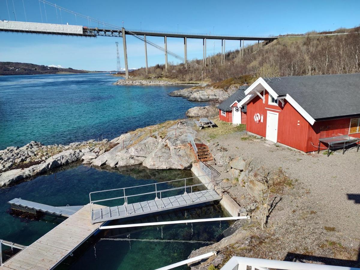 Tjeldsundbrua Overnatting - Sjohus1 Evenskjer Exterior foto